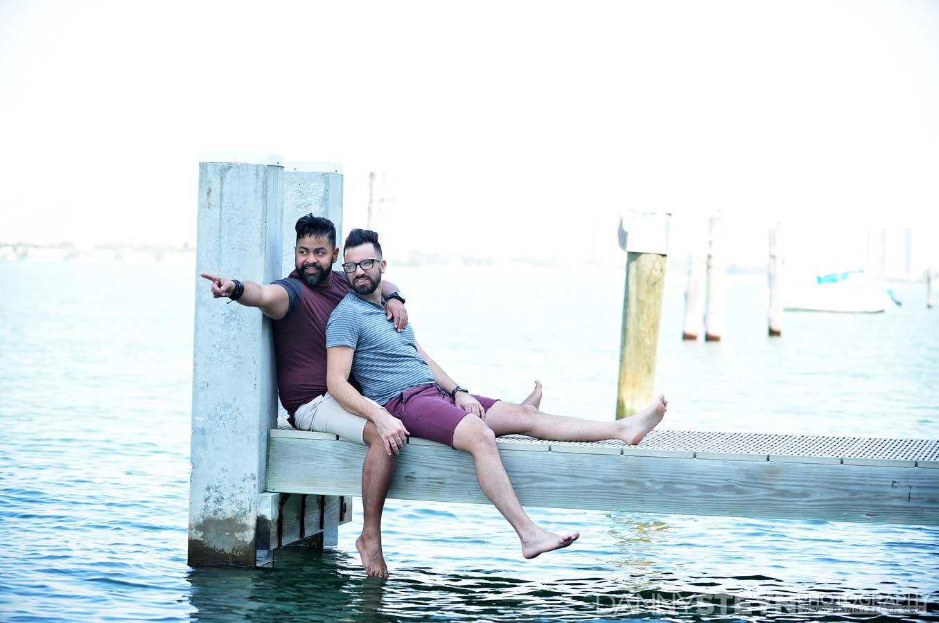 Same sex engagement photography fort lauderdale